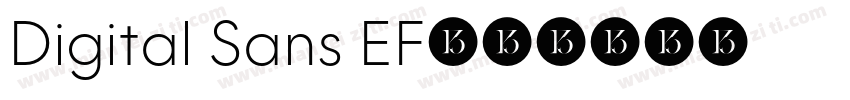 Digital Sans EF字体转换